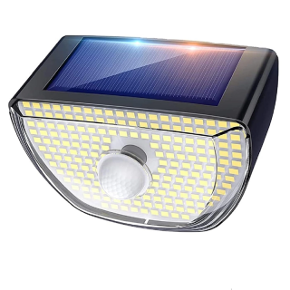 Соларна LED лампа 200 LED със сензор за движение – IP65