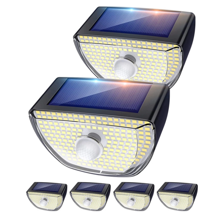 Соларна LED лампа 200 LED със сензор за движение – IP65
