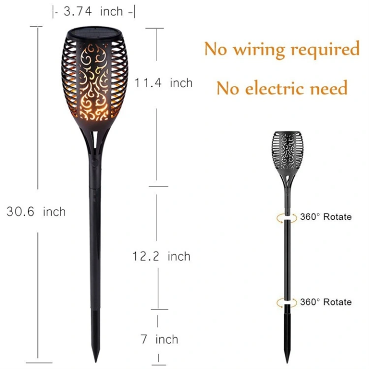 Соларна факла 96 LED